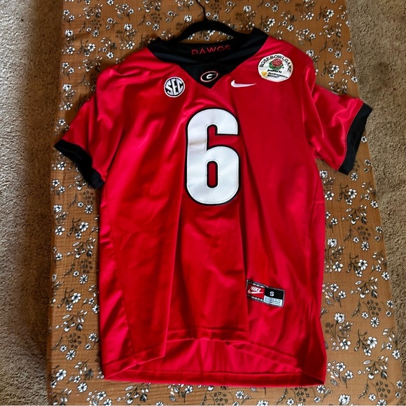 Men’s Nike rose bowl number 6 UGA jersey size small - Picture 8 of 12